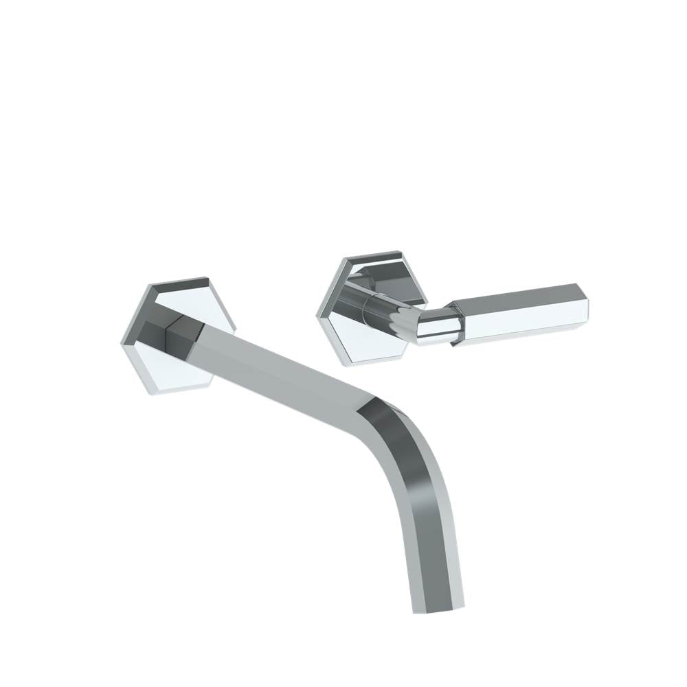 Watermark - Wall Mounted 2 Hole Lavatory Set with 8 1/2'' CTC Spout - Vintage Copper