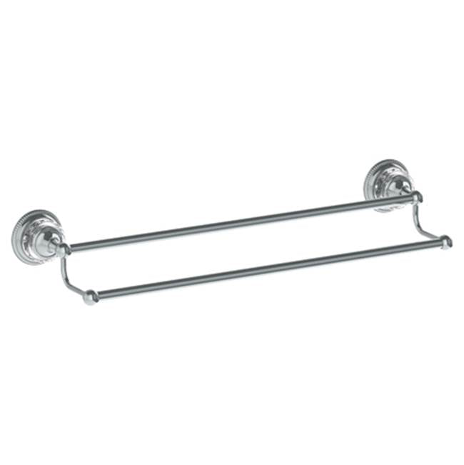 Watermark - Wall Mounted Double Towel Bar, 24'' - Vintage Brass