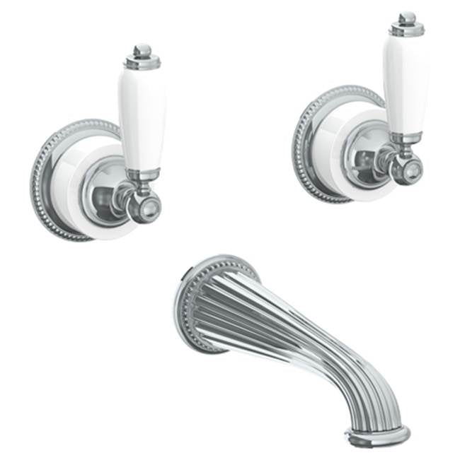 Watermark - Wall Mounted 3 Hole Bath Set - Vintage Copper