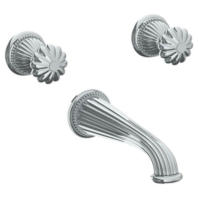 Watermark - Wall Mounted 3 Hole Bath Set - Ebony