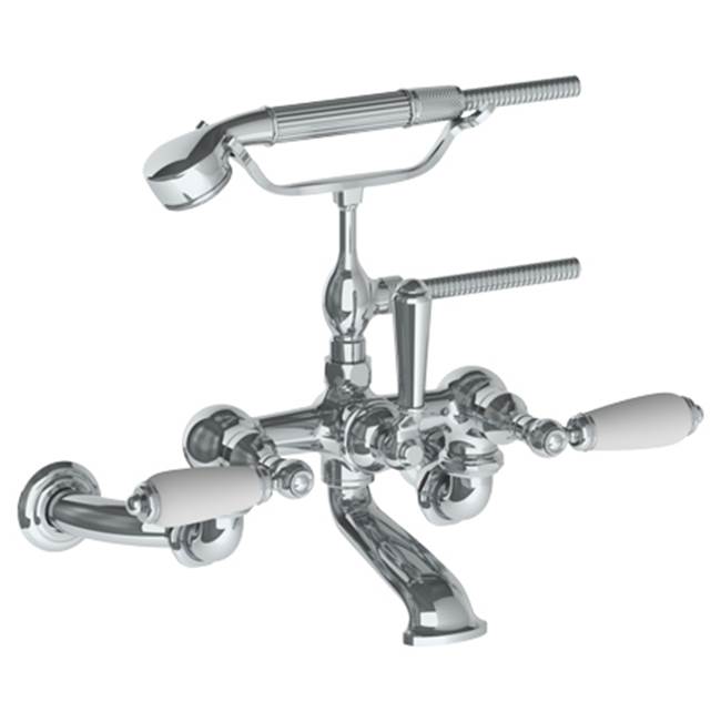 Watermark - Wall Mounted Exposed Bath Set with Hand Shower - Vintage Copper