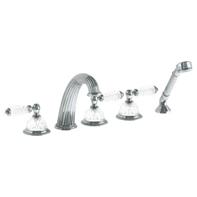Watermark - Deck Mounted 5 Hole Bath Set - Vintage Copper