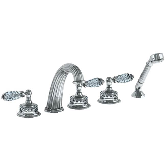 Watermark - Deck Mounted 5 Hole Bath Set - Vintage Copper