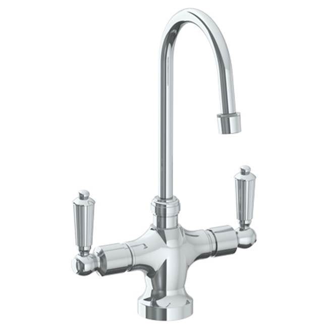 Watermark - Deck Mounted 1 Hole Kitchen Faucet with 4 1/2'' spout - Vintage Copper