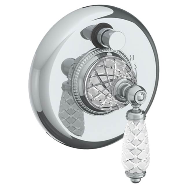 Watermark - Wall Mounted Pressure Balance Shower Trim with Diverter, 7'' dia. - Vintage Copper