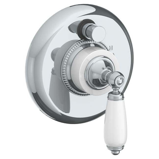 Watermark - Wall Mounted Pressure Balance Shower Trim with Diverter, 7'' dia. - Vintage Copper