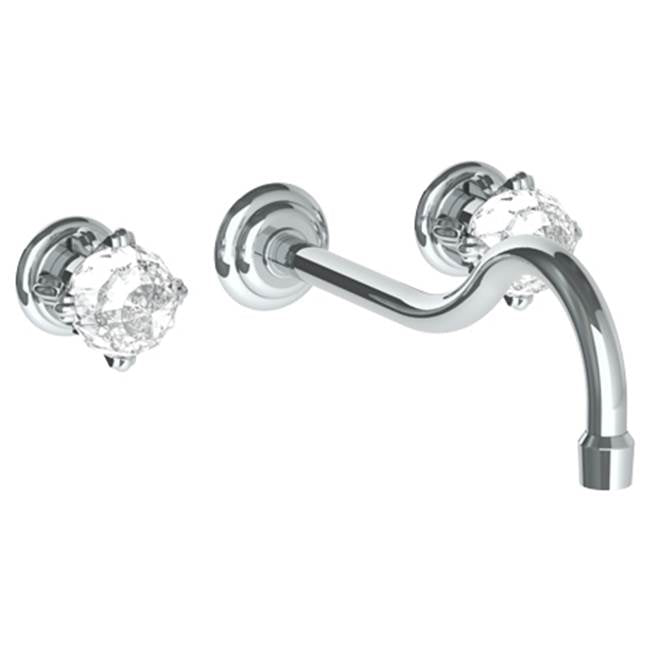 Watermark - Wall Mounted 3 Hole Lavatory Set with 10 5/8'' CTC Spout - Vintage Copper