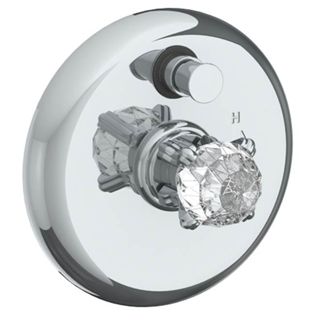 Watermark - Wall Mounted Pressure Balance Shower Trim with Diverter, 7'' dia. - Vintage Copper
