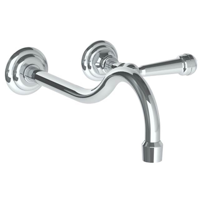 Watermark - Wall Mounted 2 Hole Lavatory Set with 11'' CTC Spout - Vintage Copper