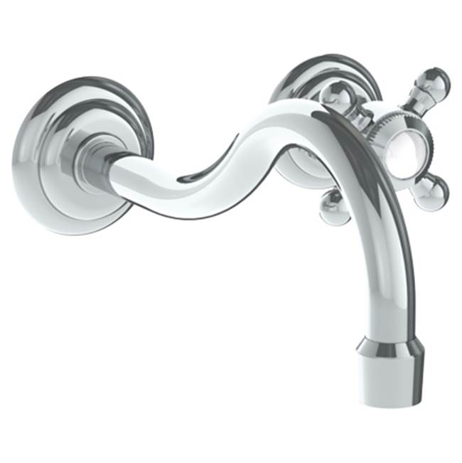 Watermark - Wall Mounted 2 Hole Lavatory Set with 8 3/8'' CTC Spout - Vintage Copper