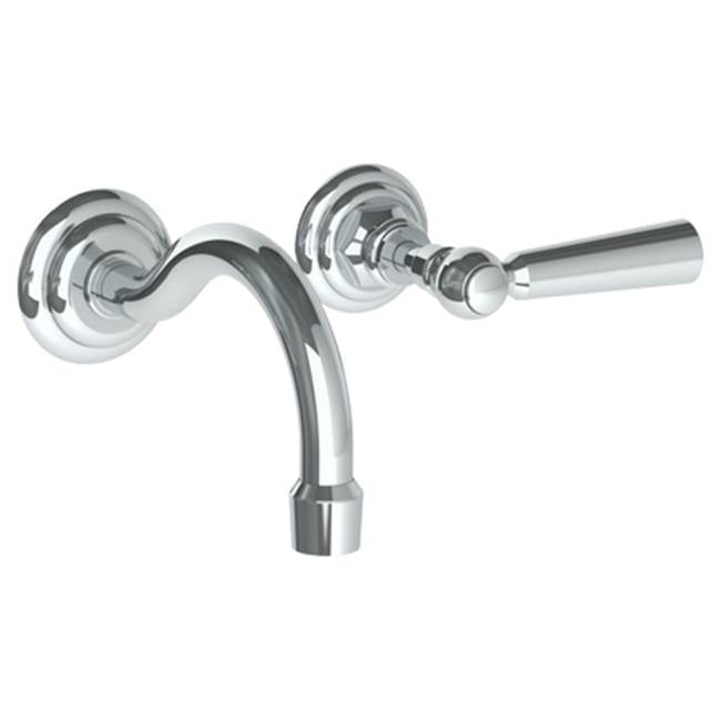 Watermark - Wall Mounted 2 Hole Lavatory Set with 5 7/8'' CTC Spout - Vintage Copper