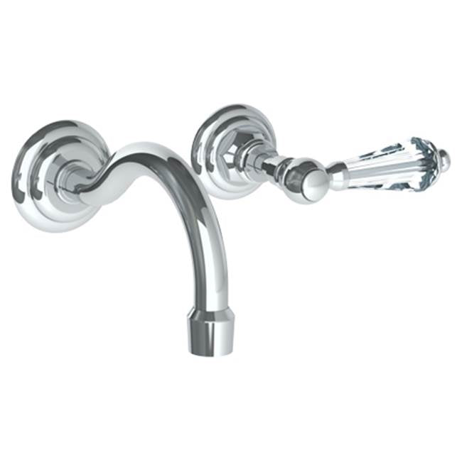 Watermark - Wall Mounted 2 Hole Lavatory Set with 5 7/8'' CTC Spout - Vintage Copper