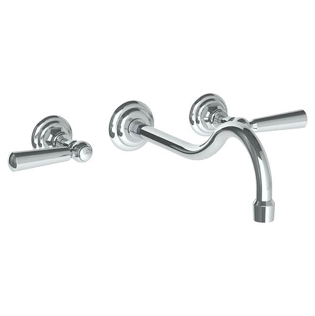 Watermark - Wall Mounted 3 Hole Lavatory Set with 10 7/8'' CTC Spout - Vintage Copper