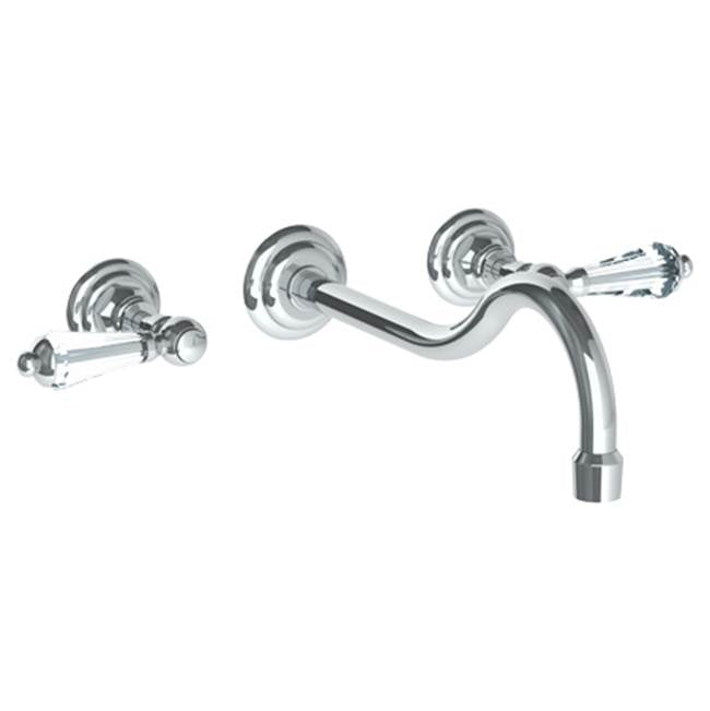 Watermark - Wall Mounted 3 Hole Lavatory Set with 10 7/8'' CTC Spout - Vintage Copper