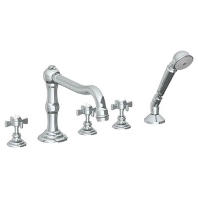 Watermark - Deck Mounted 5 Hole Bath Set - Vintage Copper