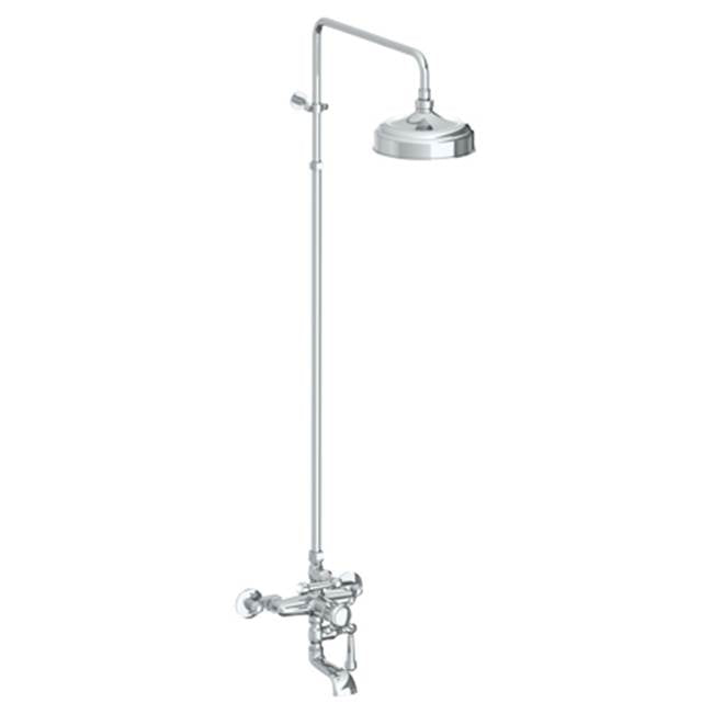 Watermark - Wall Mounted Exposed Thermostatic Tub/ Shower Set - Vintage Copper