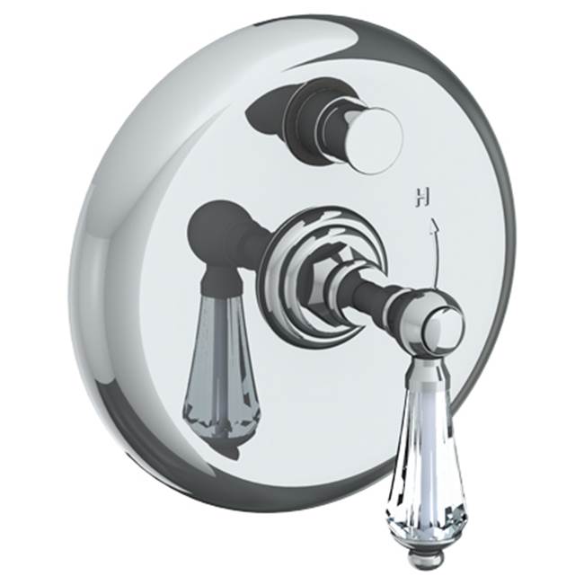 Watermark - Wall Mounted Pressure Balance Shower Trim with Diverter, 7'' dia. - Vintage Copper