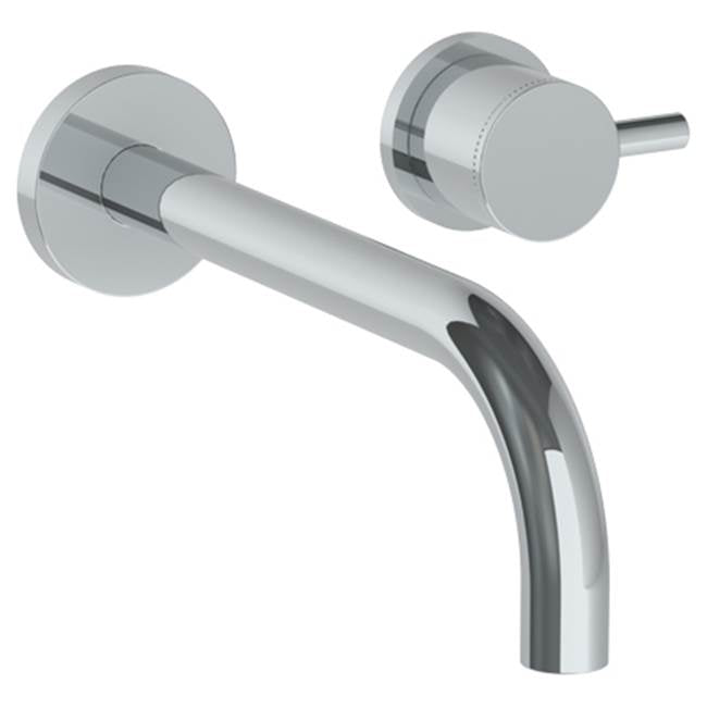 Watermark - Wall Mounted 2 Hole Lavatory Set with 8 3/4'' Spout - Vintage Copper