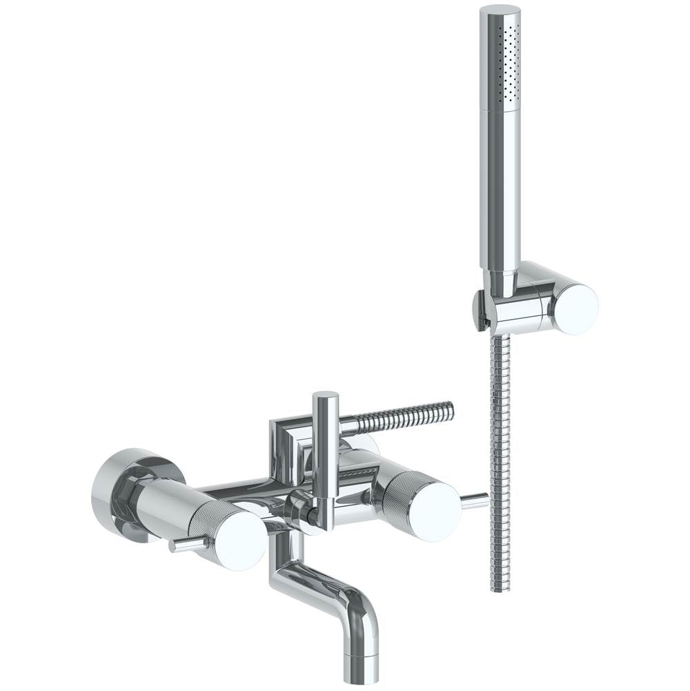 Watermark - Wall Mounted Exposed Bath Set with Hand Shower - Vintage Copper