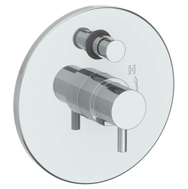 Watermark - Wall Mounted Pressure Balance Shower Trim with Diverter, 7'' dia. - Vintage Copper