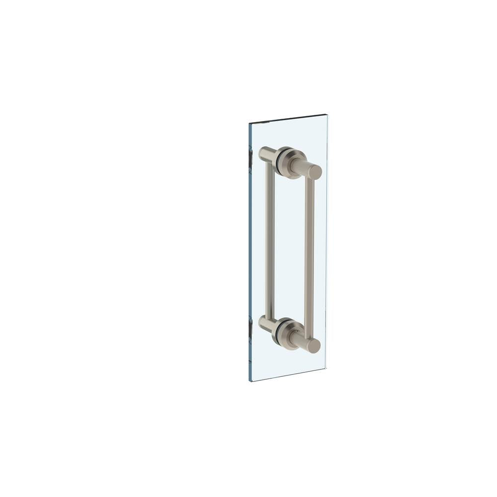 Watermark - Urbane 18'' Double Shower Door Pull / Glass Mount Towel Bar - Vintage Copper