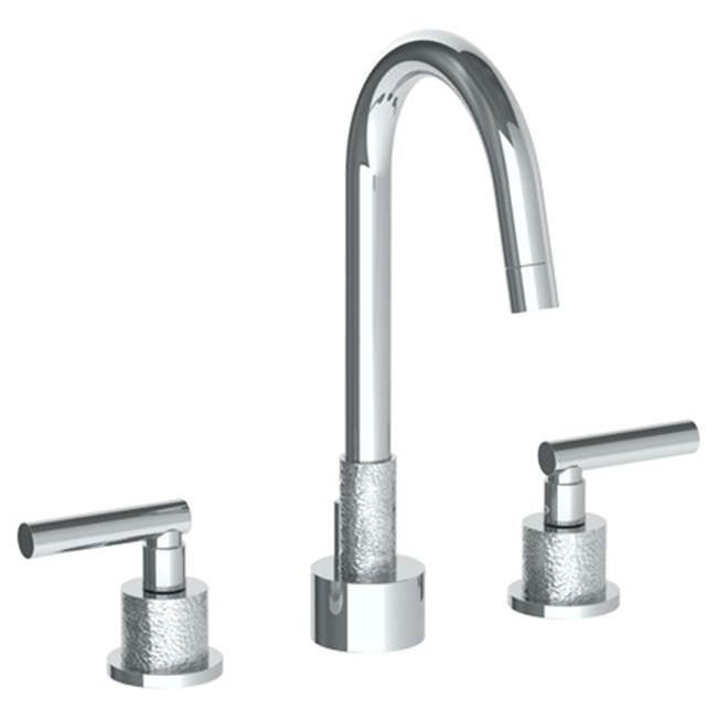 Watermark - Deck Mounted 3 Hole Extended Spout Lavatory Set - Vintage Copper