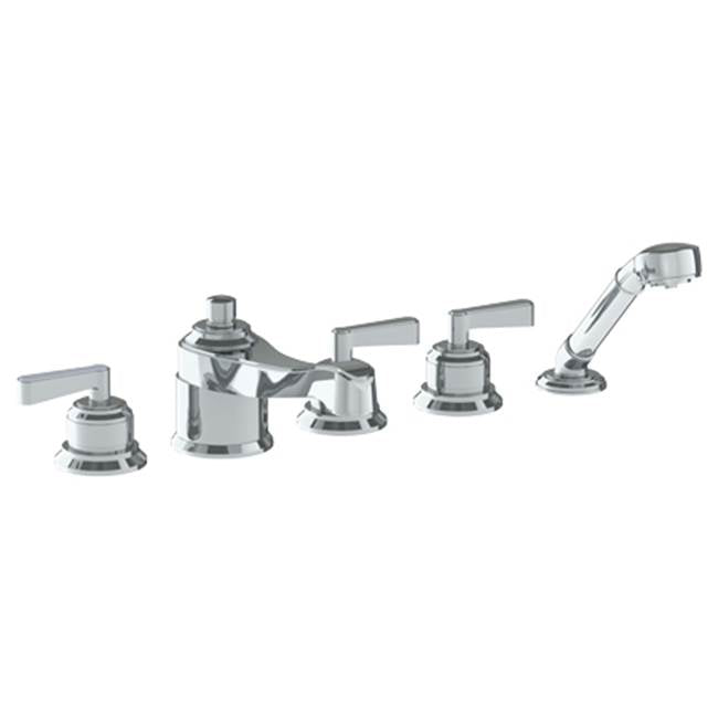 Watermark - Deck Mounted 5 Hole Bath Set - Vintage Copper