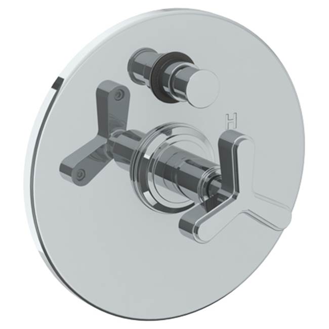 Watermark - Wall Mounted Pressure Balance Shower Trim with Diverter, 7'' dia. - Vintage Copper