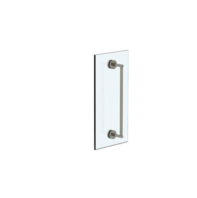 Watermark - Brooklyn 18'' Shower Door Pull / Glass Mount Towel Bar - Vintage Copper