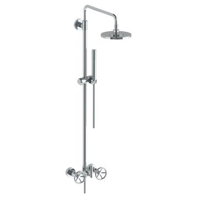 Watermark - Wall Mounted Exposed Shower with Hand Shower - Vintage Copper