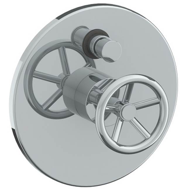 Watermark - Wall Mounted Pressure Balance Shower Trim with Diverter, 7'' dia. - Vintage Copper