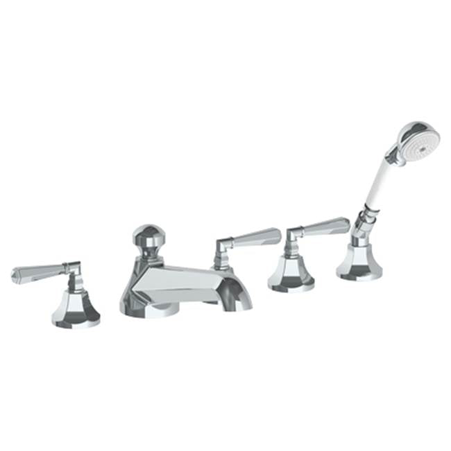 Watermark - Deck Mounted 5 Hole Bath Set - Vintage Copper