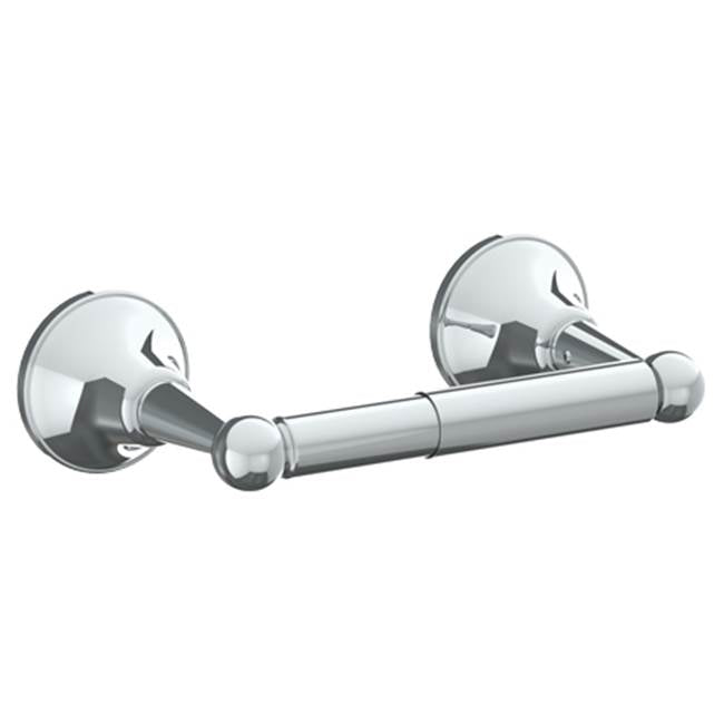 Watermark - Wall Mounted Double Post Paper Holder - Polished Natural Brass