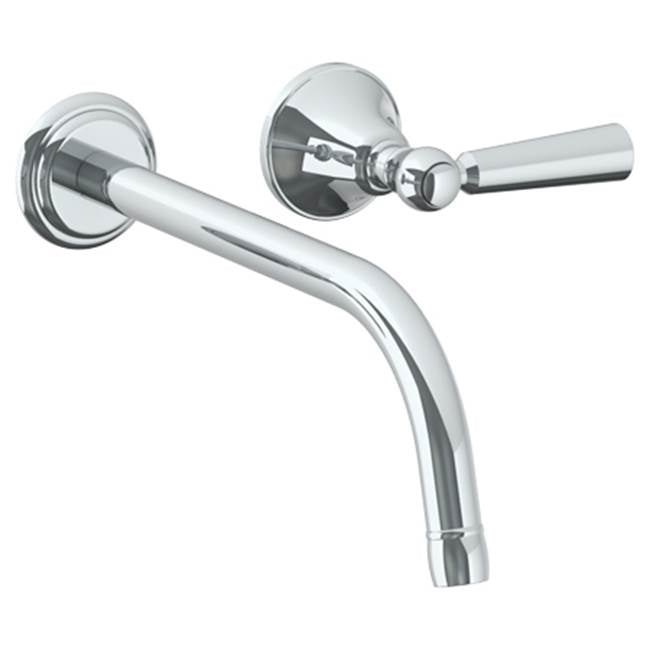 Watermark - Wall Mounted 2 Hole Lavatory Set with 11'' CTC Spout - Vintage Copper