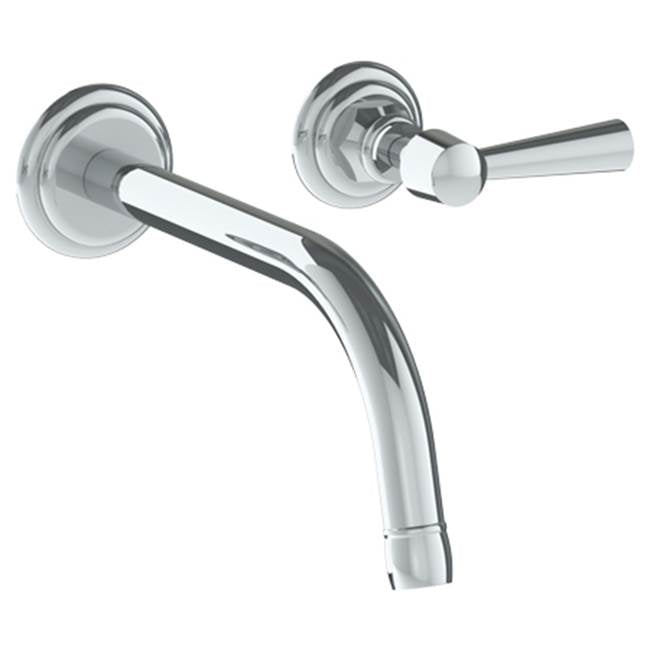 Watermark - Wall Mounted 2 Hole Lavatory Set with 8 3/8'' CTC Spout - Vintage Copper