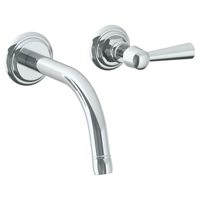 Watermark - Wall Mounted 2 Hole Lavatory Set with 6 1/2'' CTC Spout - Vintage Copper