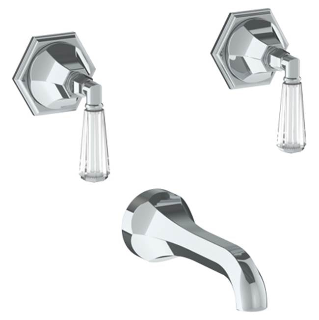 Watermark - Wall Mounted 3 Hole Bath Set - Vintage Copper