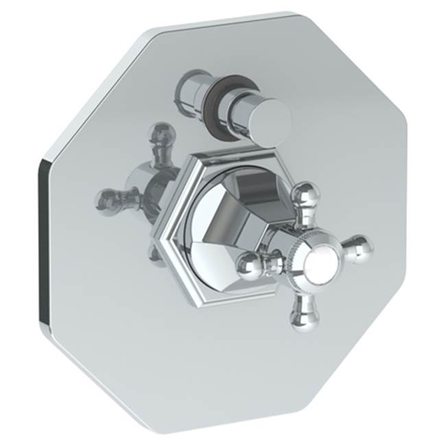 Watermark - Wall Mounted Pressure Balance Shower Trim with Diverter, 7 1/2'' - Vintage Copper