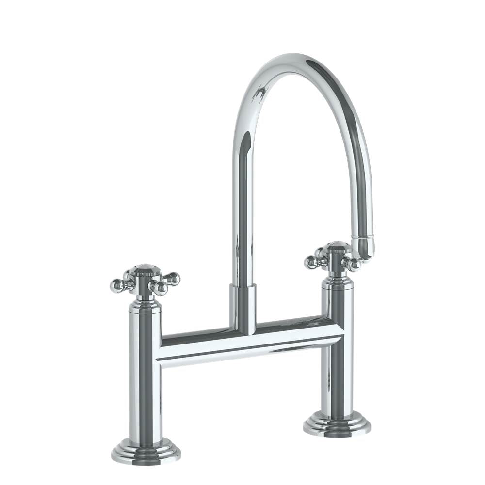 Watermark - Deck Mounted Bridge Kitchen Faucet - Vintage Copper