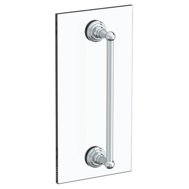 Watermark - Rochester 24'' shower door pull/ glass mount towel bar - Vintage Copper