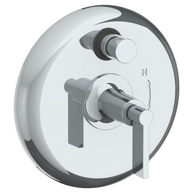 Watermark - Wall Mounted Pressure Balance Shower Trim with Diverter, 7'' dia. - Vintage Copper