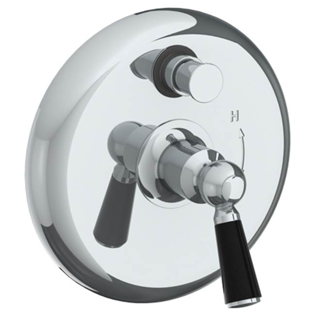 Watermark - Wall Mounted Pressure Balance Shower Trim with Diverter, 7'' dia. - Vintage Copper