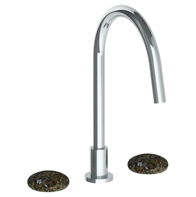 Watermark - Deck Mounted 3 Hole Gooseneck Kitchen Faucet - Vintage Copper