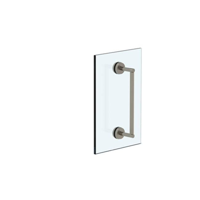 Watermark - Blue 24'' Shower Door Pull / Glass Mount Towel Bar - Vintage Copper