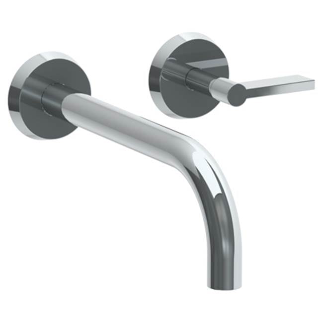 Watermark - Wall Mounted 2 Hole Lavatory Set with 8 3/4'' spout - Vintage Copper
