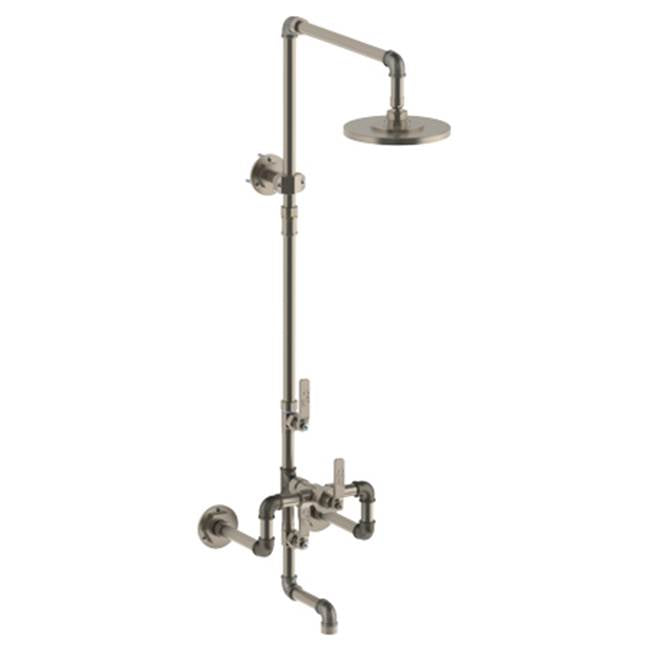 Watermark - Wall Mounted Exposed Thermostatic Tub/ Shower Set - Vintage Copper
