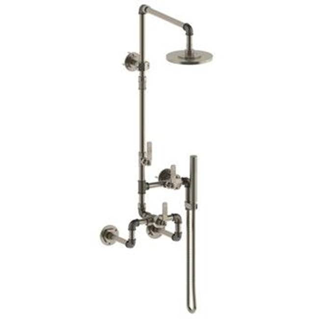 Watermark - Wall Mounted Exposed Thermostatic Shower With Hand Shower Set - Vintage Copper