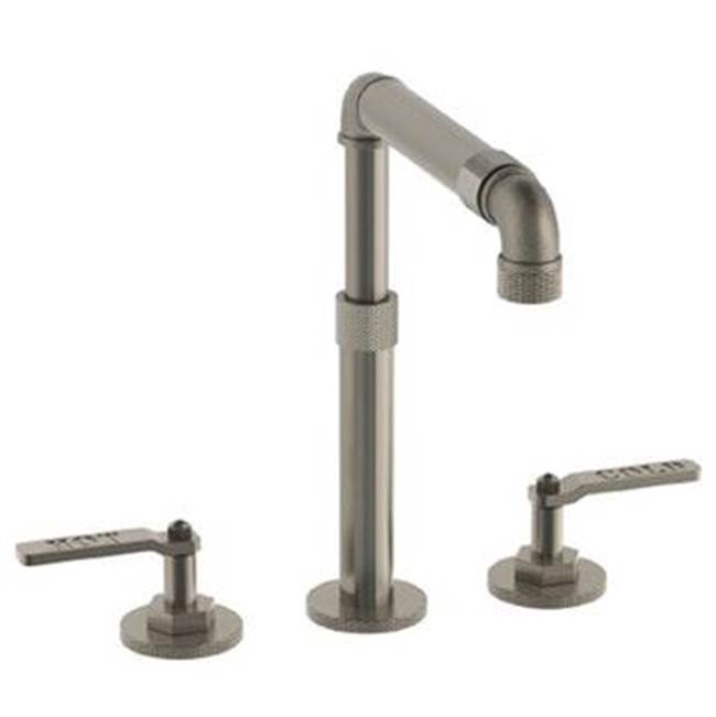 Watermark - Deck Mounted 3 Hole Telescopic Kitchen Set - Gun Metal