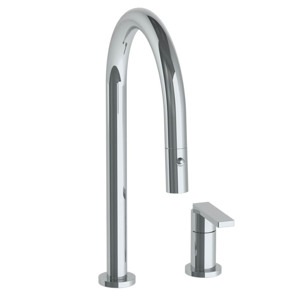 Watermark - 2 Hole Kitchen Faucet with Pull Down Spray - Vintage Copper