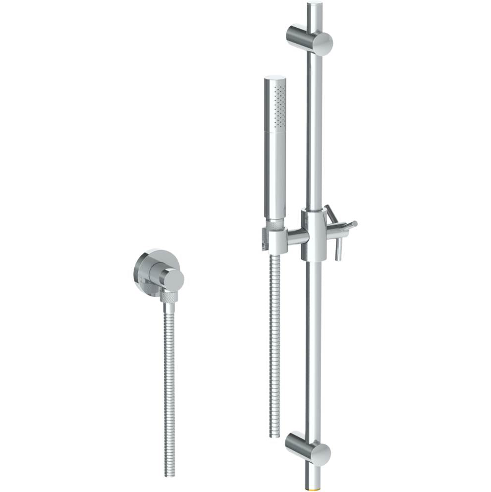 Watermark - Positioning Bar Shower kit with Slim Hand Shower and 69'' Hose - Vintage Copper